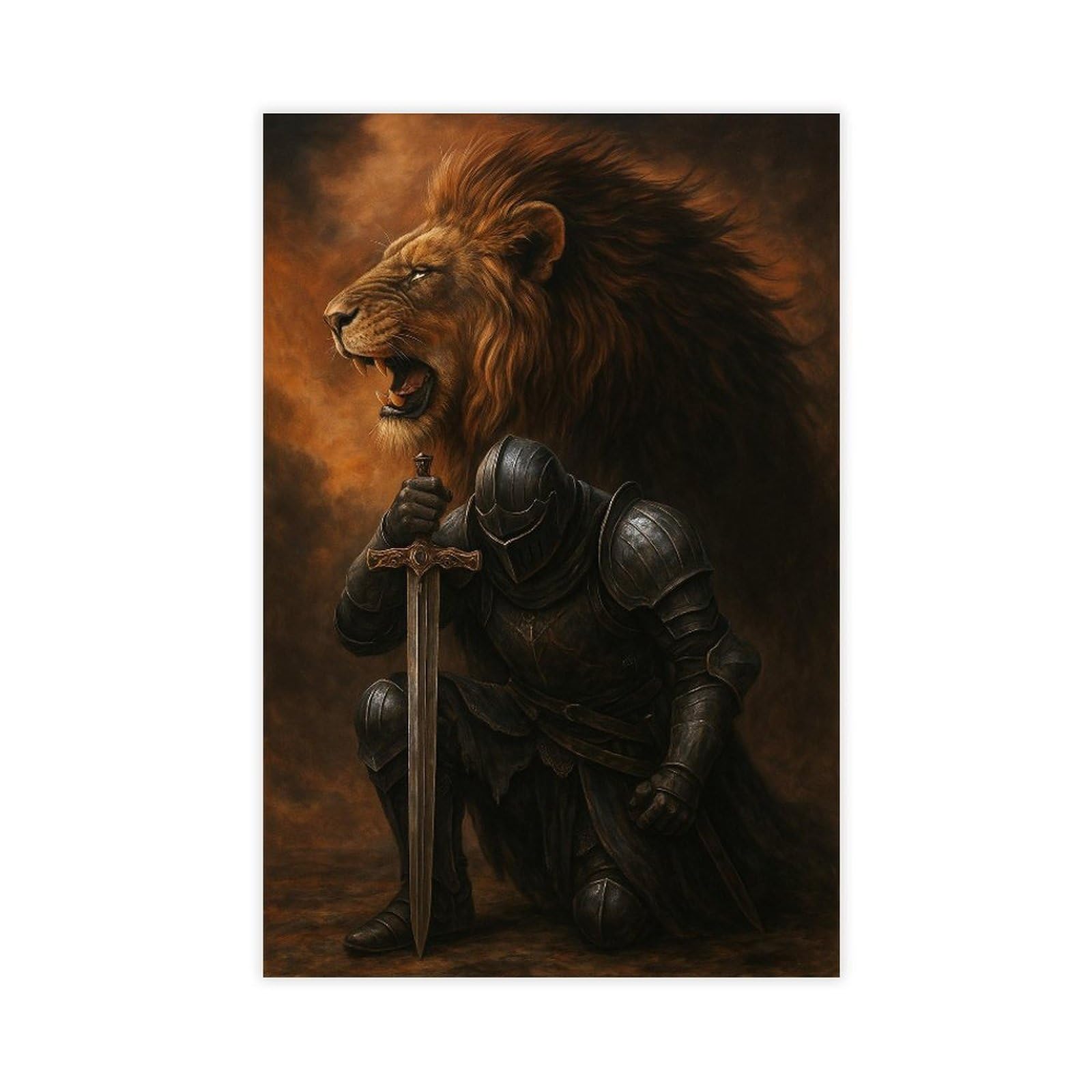 The Last Light Guardians of The Dying Sun Poster Print for Teen Boys Room Wall Art Canvas Painting StyleUnframe 16x24inch