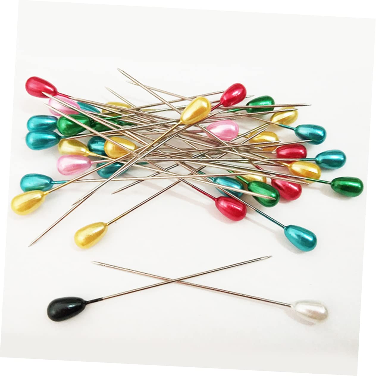 NUOBESTY Juego De 3 Piezas De Herramientas Esenciales para Costura Y Manualidades con Forma De Lágrima Planas Rectas Y Fáciles De Usar 288 Unidades X 3