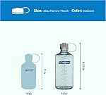 Nalgene 32 oz Narrow Mouth Water Bottle | BPA-Free, Durable & Leak Proof, Lightweight Bottle for Hiking, Gym & Travel, Seafoam
