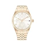 Women's Multifunction Stainless Steel Case and Link Bracelet Watch, Color: Carnation (Model: 1782593)