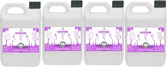 Acetone 20 Litres 100% Acrylic Nail Remover Premium UV/LED Gel Nail Polish Remover 4 X 5L