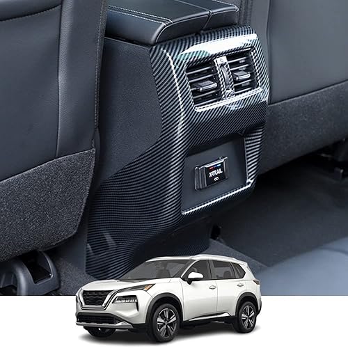 Kakash Accesorios interiores personalizados para Nissan Rogue 2021 2022 2023, cubierta trasera de ventilación de aire acondicionado, cubierta