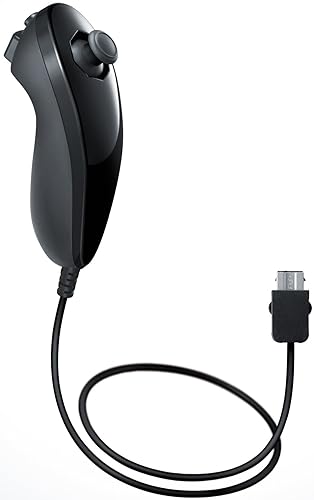 Wii Nunchuk Controller - Black Renewed