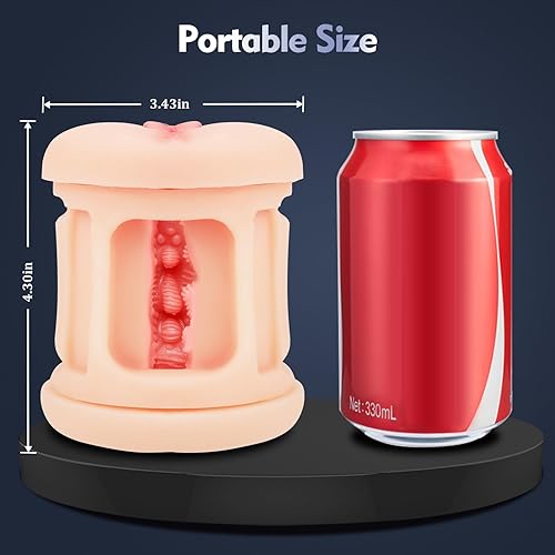 Miniatura 5 de Juguetes sexuales para adultos, masturbador masculino, extremo abierto, potente vibración, coño de bolsillo para hombres, vibrador masculino vaginal