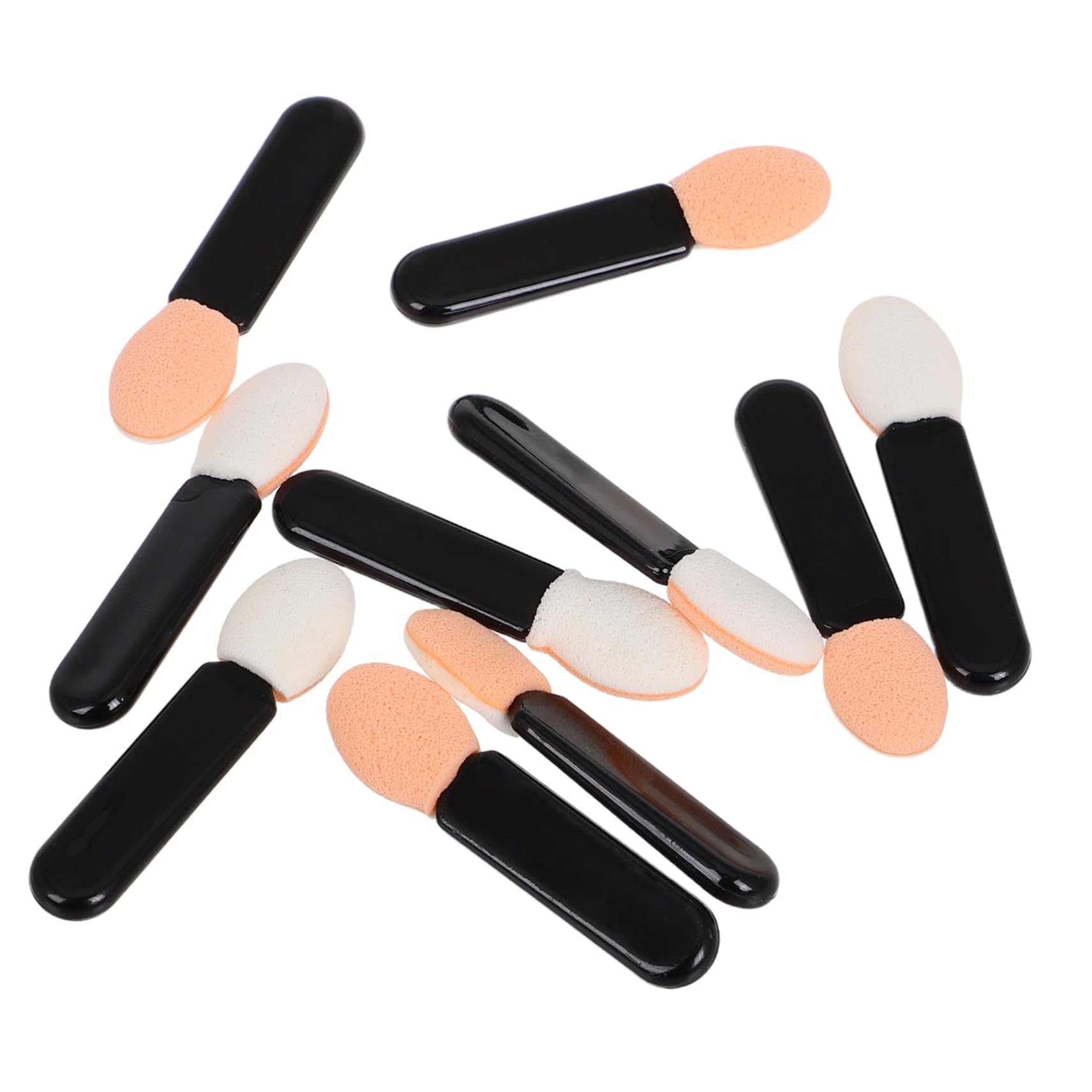 Baluue Mini Makeup Brush Set 10 Pcs Eye Shadow Sticks Eyeshadow Makeup Brush Eye Shadow Sponge Applicator