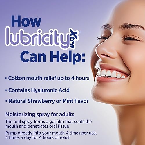 Miniatura 7 de Spray bucal seco  Fórmula avanzada  Ácido hialurónico y xilitol, sustituto de saliva hidratante en aerosol oral, la solución más satisfactoria en