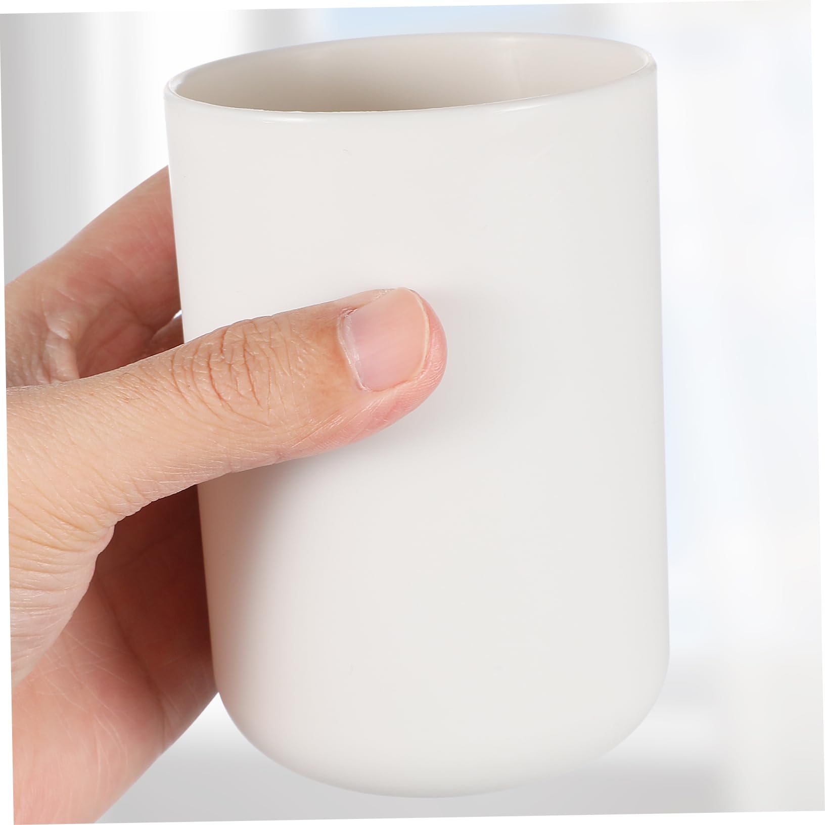 KONTONTY Japanese Style Plastic Tumbler Cup Toothbrush Mouthwash Multi-use Pp Material Home Travel