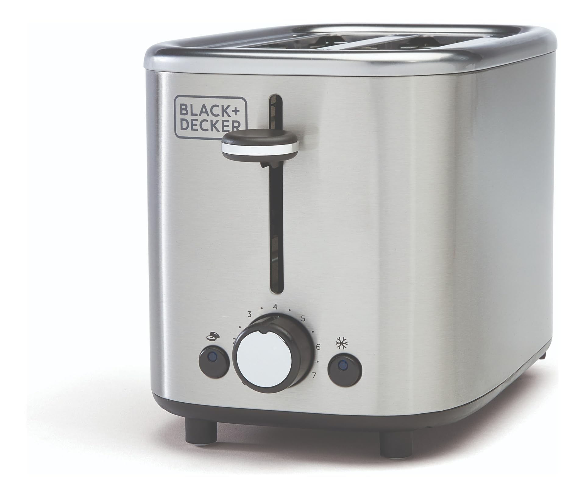Black+Decker TR0012SS 2-Slice Toaster, Stainless Steel