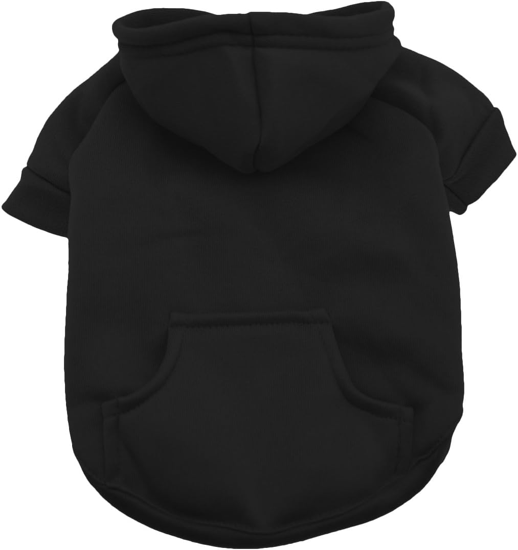 Barking Basics Dog Hoodie, Large, Black