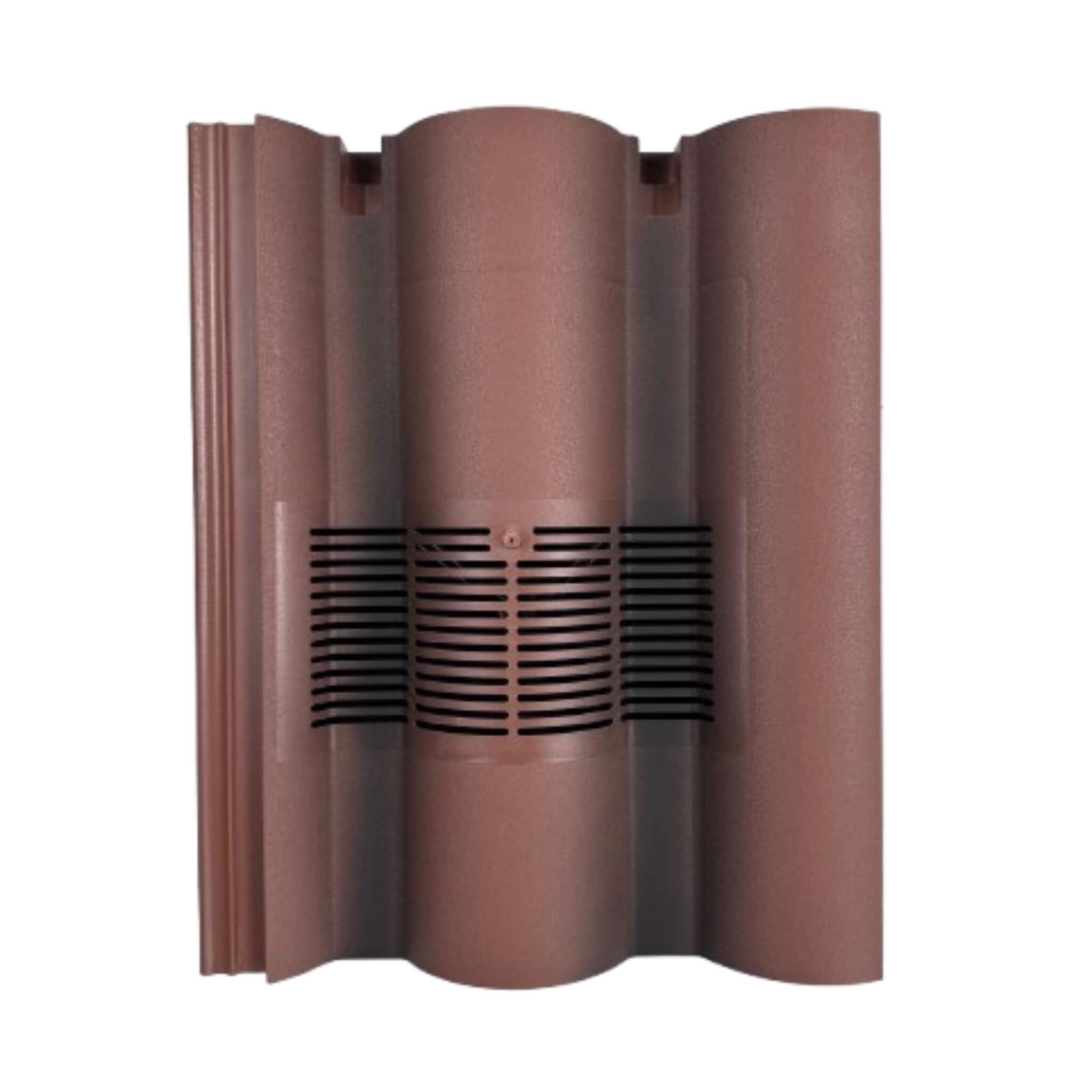 Roof Tile Vent for Redland Regent with Flexi Pipe Adaptor (Farmhouse Red)