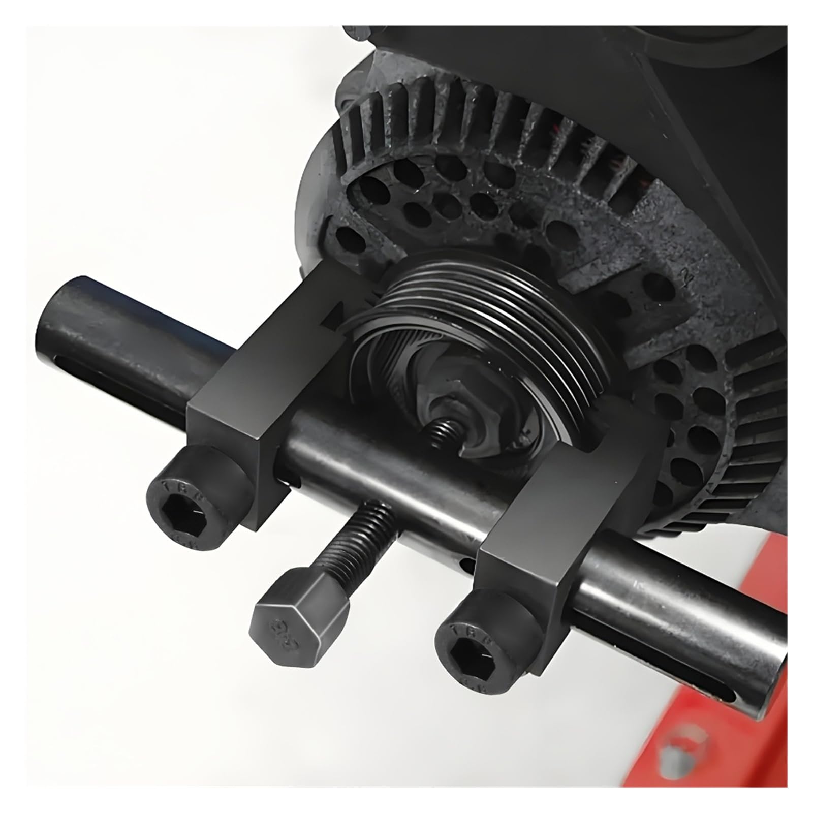 Extractores de poleas acanaladas universales for poleas de transmisión acanaladas, Herramienta for cigüeñal, Extractor de cigüeñal Ajustable de 40 mm a 165 mm, Herramienta for Motor