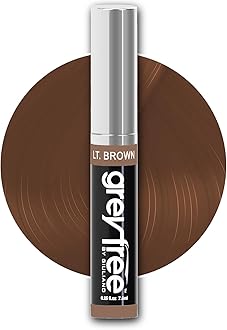 Greyfree Professional Temporary Hair Color, Light Brown, 0.25 Ounce