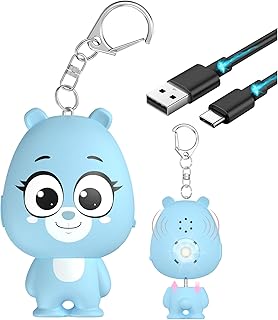Personal Safety Alarm for Women – Rechargeable Personal Alarm for Women Kids and Elders – 130dB Loud Siren – Strobe Light – Low Battery Notice – Safety Siren Keychain