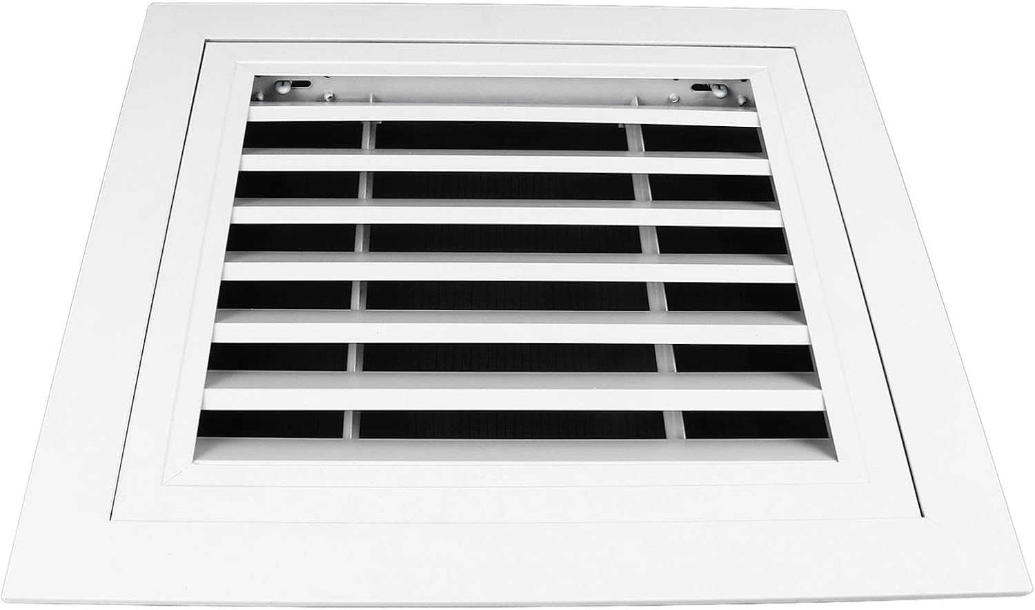 Gable Vent with Screen, Shed Vent, Attic Vent, 35x35cm Outer Size 29.5x29.5cm Inner Size Wall Air Vent Cover Aluminum Alloy with Screen