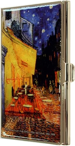 Miniatura 83 de Tarjetero negro de nácar para tarjetas de visita con bolsillo con bloqueo RFID, tarjeta de identificación de crédito, tarjetero de metal de acero