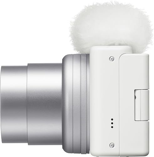 Miniatura 5 de Sony ZV-1 II - Cámara de vlog con video 4K y 20.1MP para creadores de contenido y vloggers, paquete ZV-1M2W blanco con estuche Deco Gear + batería