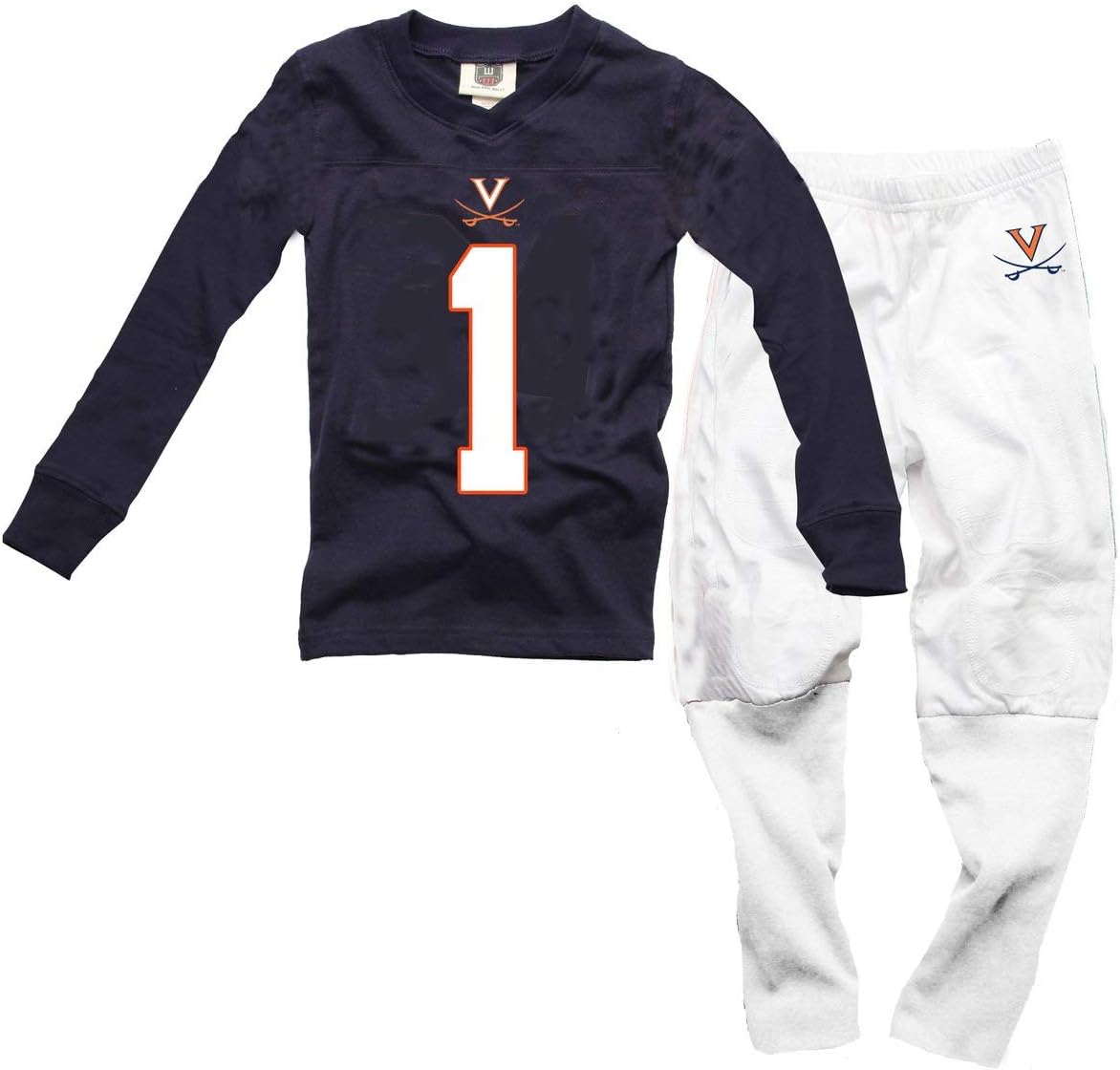 Wes & Willy Virginia Cavaliers Football Pajamas