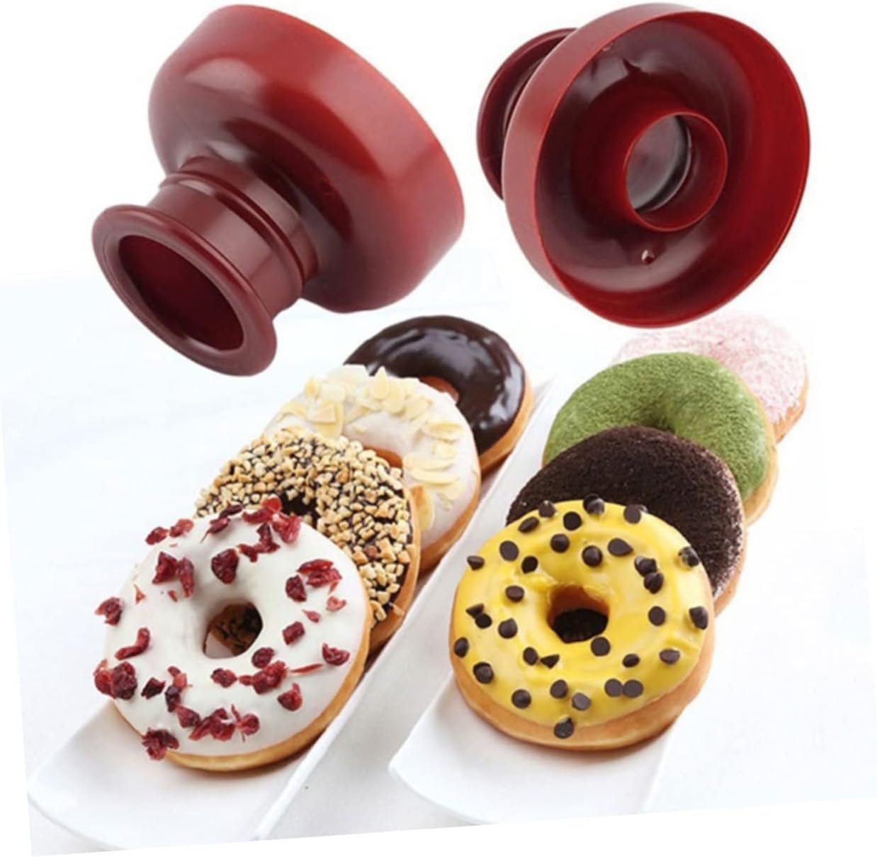 4pcs Nonstick Doughnut Baking Mold Diy Cake Molding Kit for Boys and Girls Decorative