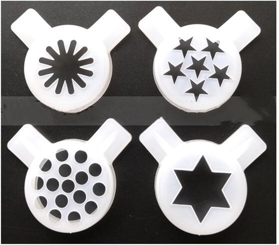 Kitchen Appliance Accessories One Set 4 Molding Lids Nozzle Moulding Caps Accessories Fittings,Compatible for Taylor Soft Ice Cream Machines Spare Parts