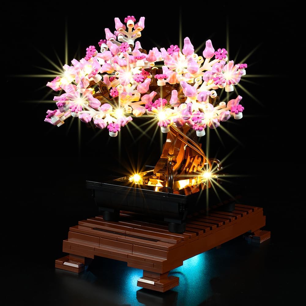 Kyglaring LED Light Kit Compatible with Lego Bonsai Tree 10281 Building Blocks, Upgraded Lighting Accessories for 10281 Model Set (Lights Only, Model Not Included) Classic Version