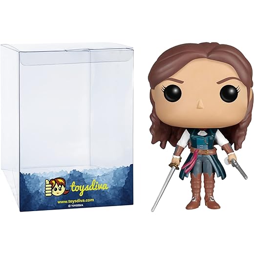 Elise: P O P ! Games Vinyl Figurine Bundle With 1 Compatible 'Toysdiva' Graphic Protector (036 - 05254 - B)