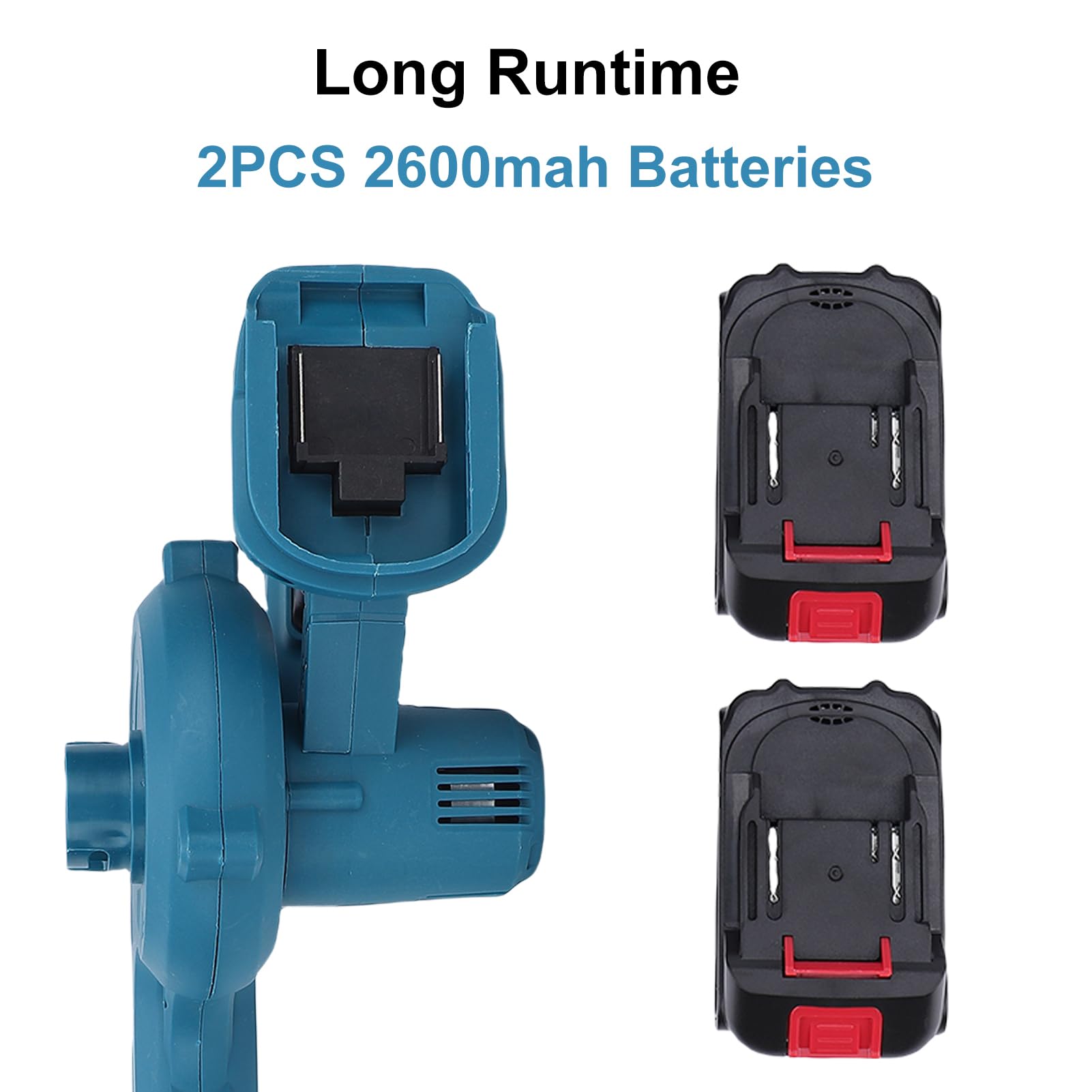 Aspiratore Elettrico Portatile, Soffiatore per Foglie con Impugnatura Ergonomica per la Pulizia di Mobili, Piccola Pompa Ad Aria Elettrica Biancheria Letto (Spina europea)