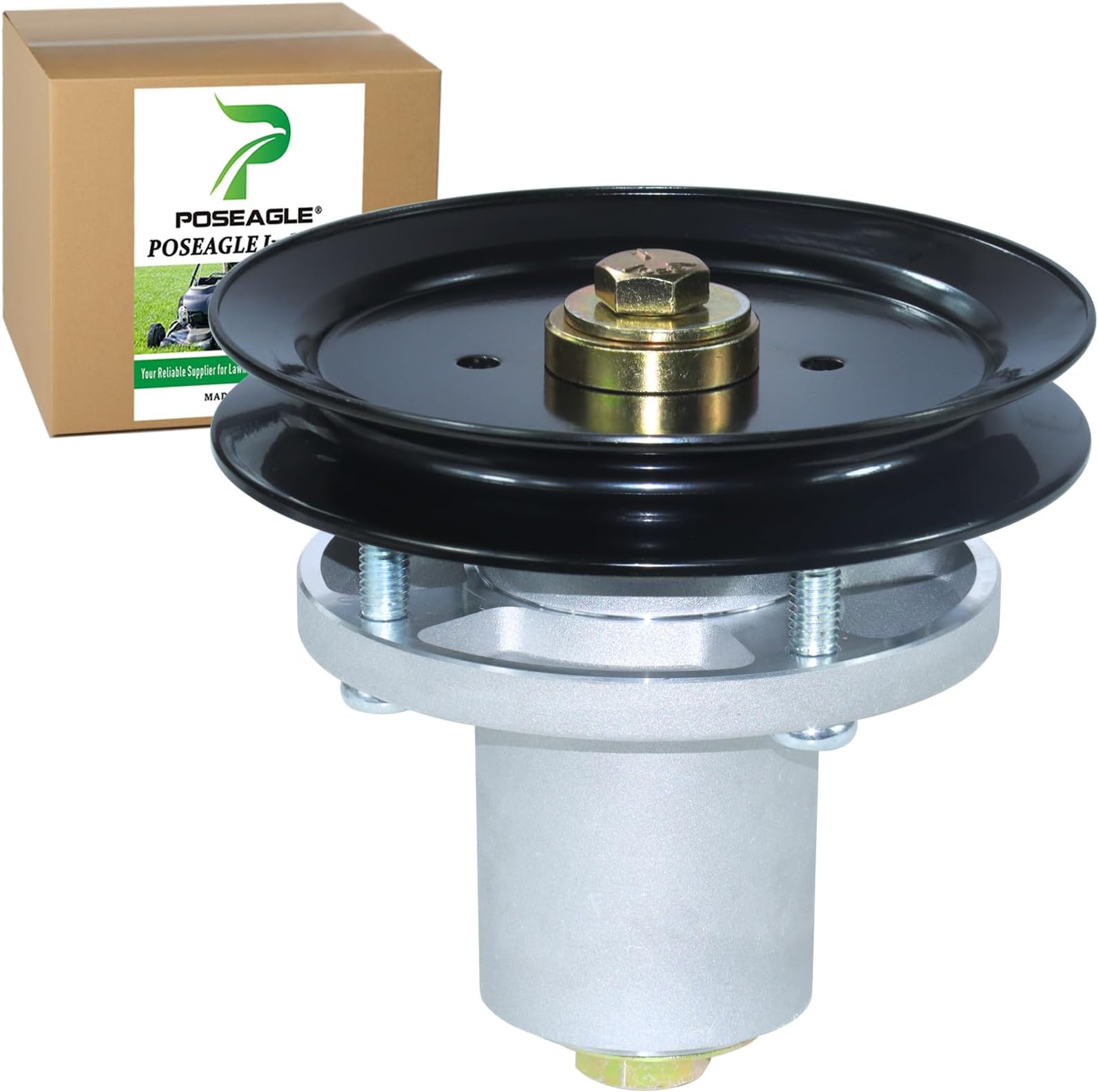 POSEAGLE 607418 Spindle Assembly with 604704 Pulley Replaces 601804 Spindle, ...