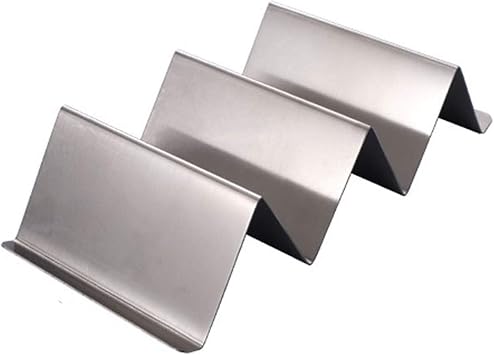 Taco Holders Stainless Steel Taco Holder Stand Rack Wave Shape Taco Holder Tray Stand Bakeware Kitchen Tools
