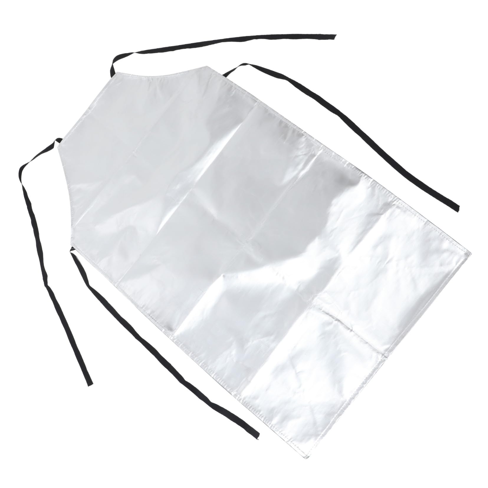 Feuerfeste Aluminiumfolien Schürze Unisex mit Verstellbaren Gurten Ölbeständig Hitzeschutz Schutzanzug für Werkstatt und Schweißarbeiten Zufällige Farbe