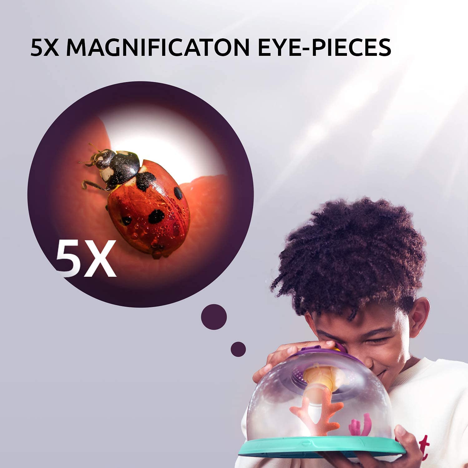 Science Can Bug Catcher Kit for Kids, Critter Cage Butterfly Bug House