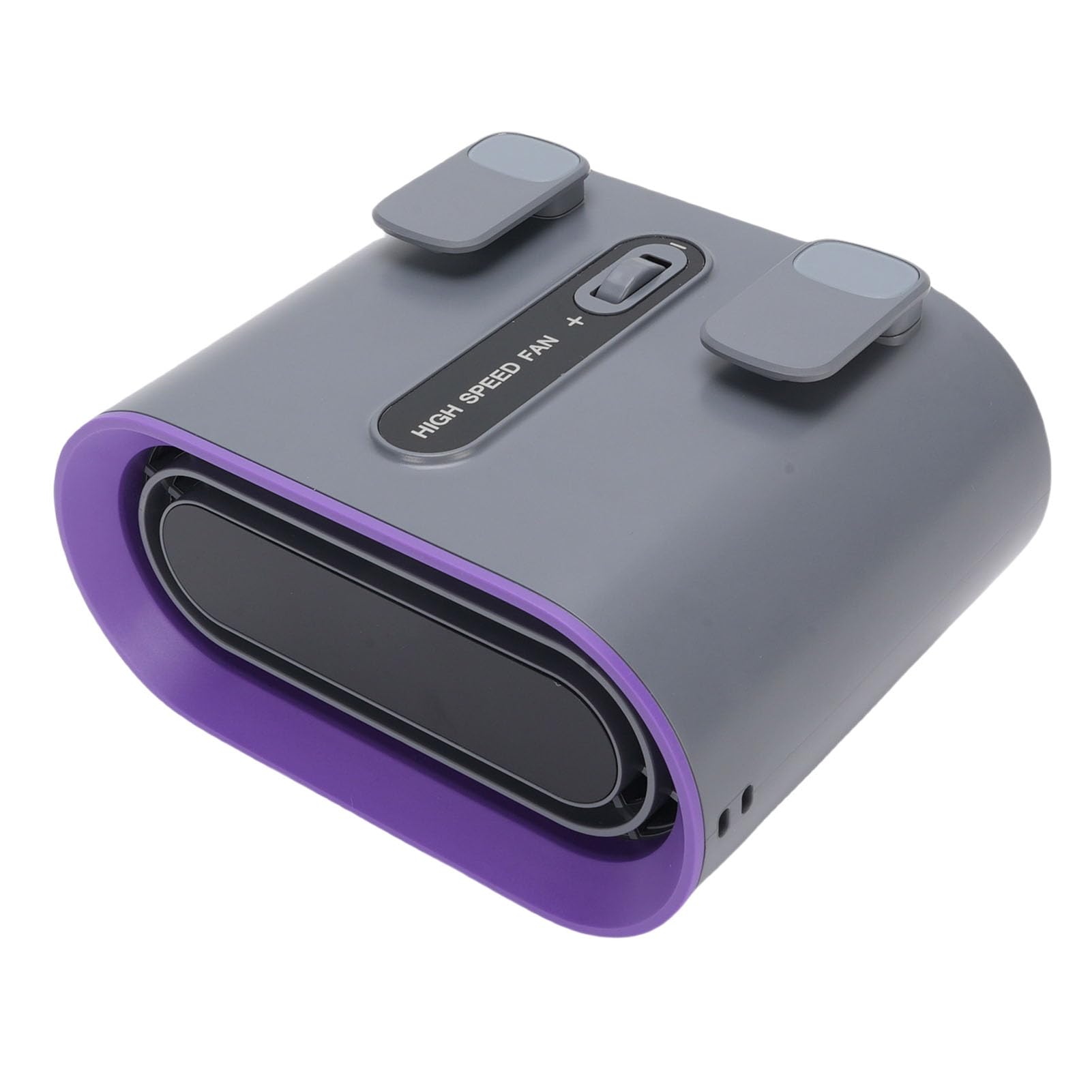 Ventilador personal de 100 velocidades ajustables con clip de cinturón y luz integrada
