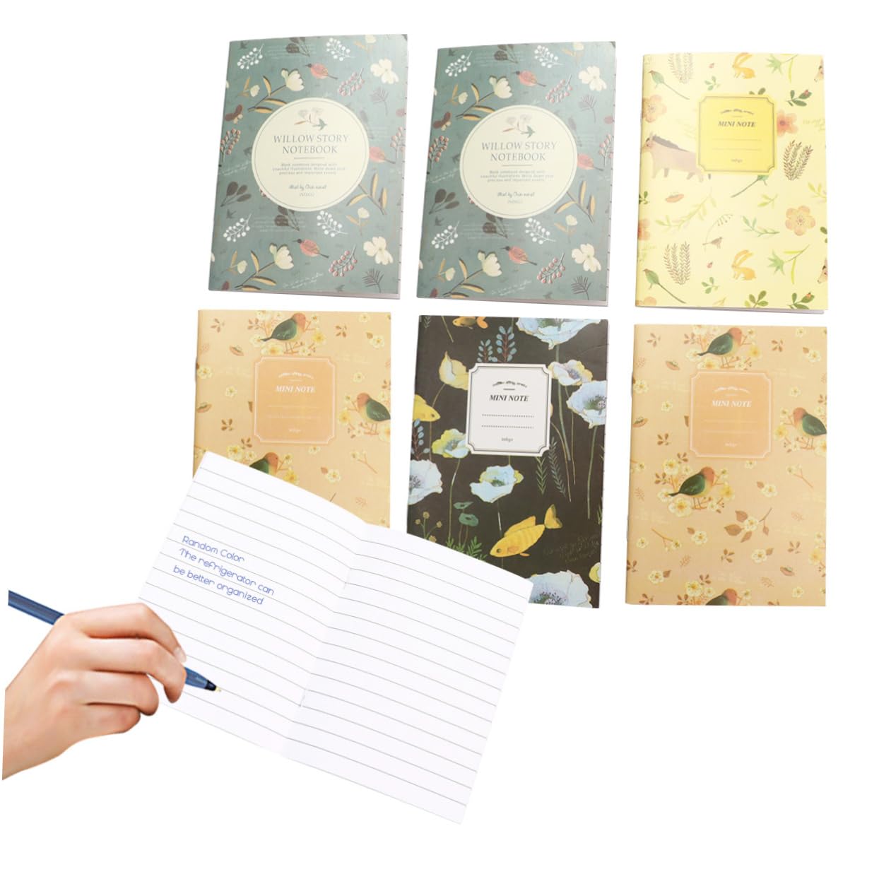 NUOBESTY 2 Ensembles Petit Carnet Mini Cahiers Carnet De Notes Journal Mini-livres Livre Planificateur Quotidien D'exercice De Pratique 50 Pièces * 2