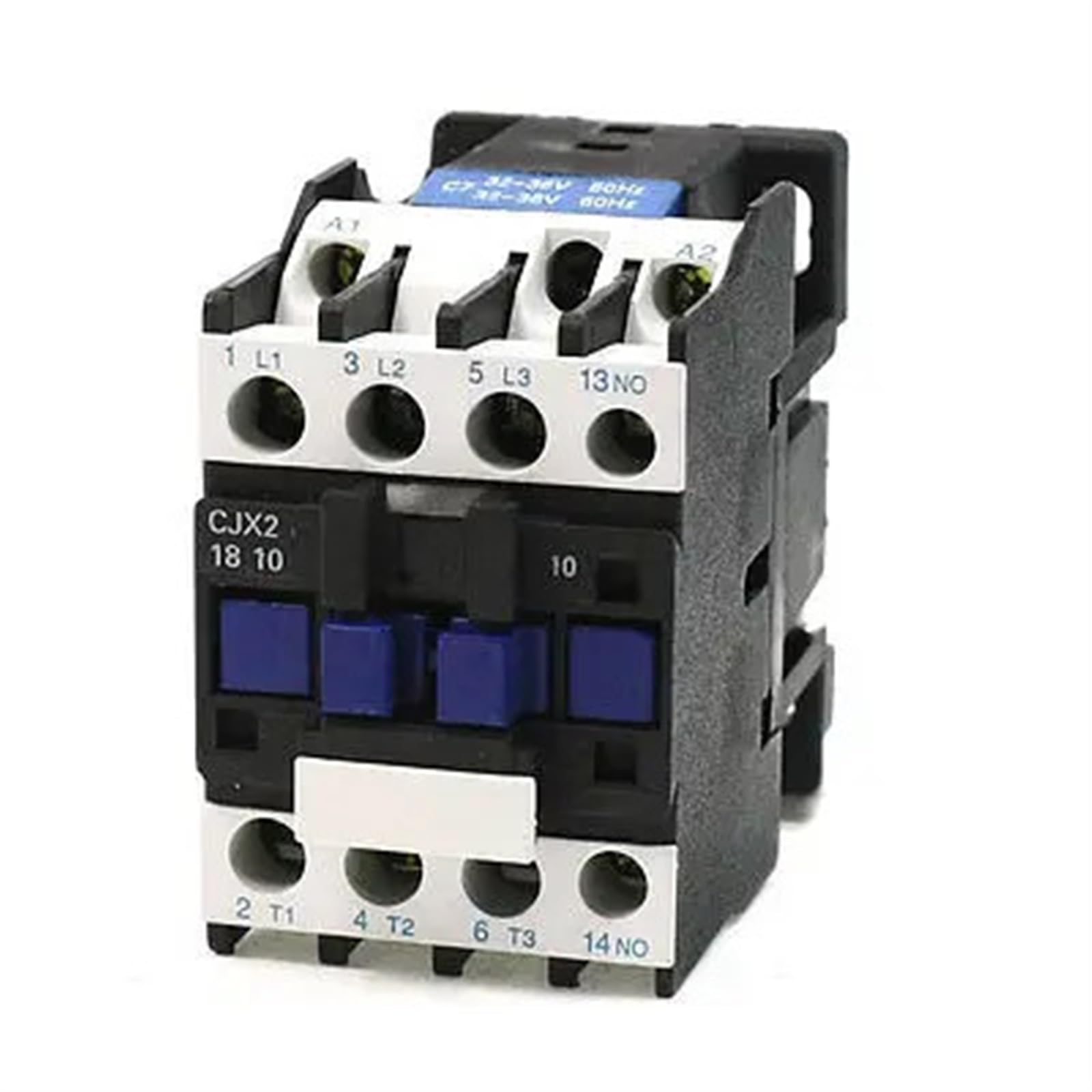 Contacteur triphasé 1NO CJX2-18 pour circuit électrique CA 660V 32A - 2
