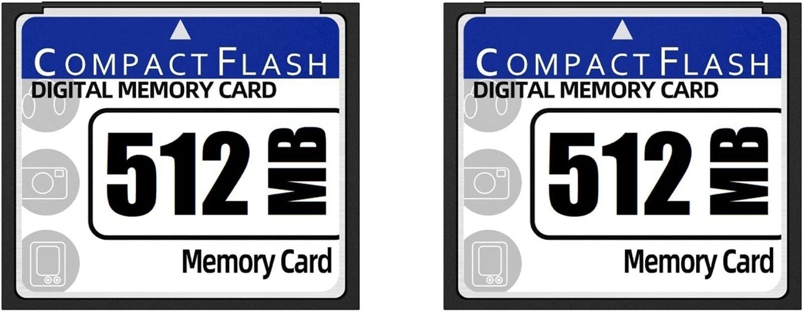 2X 512MB Compact Flash Memory Card for Camera, Advertising Machine, Industrial Computer Card