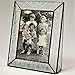 Clear Glass Picture Frame 5x7 Vertical Photo Display Desk or Tabletop Vintage Home Décor Family Wedding Anniversary Engagement Graduation Baby Gift J Devlin Pic 126 Series