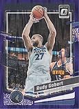 2023-24 DONRUSS OPTIC PURPLE #28 RUDY GOBERT MINNESOTA TIMBERWOLVES BASKETBALL OFFICIAL TRADING CARD OF NBA