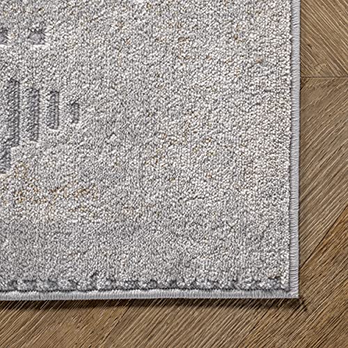 nuLOOM Alice Tapete Corredor Gris Claro/Ivory 2'6" x 6' miniatura 5