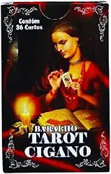 Baralho Tarot Cigano, 36 Cartas com Manual, 10,5 x 6,5 cm, Ilustrações Coloridas