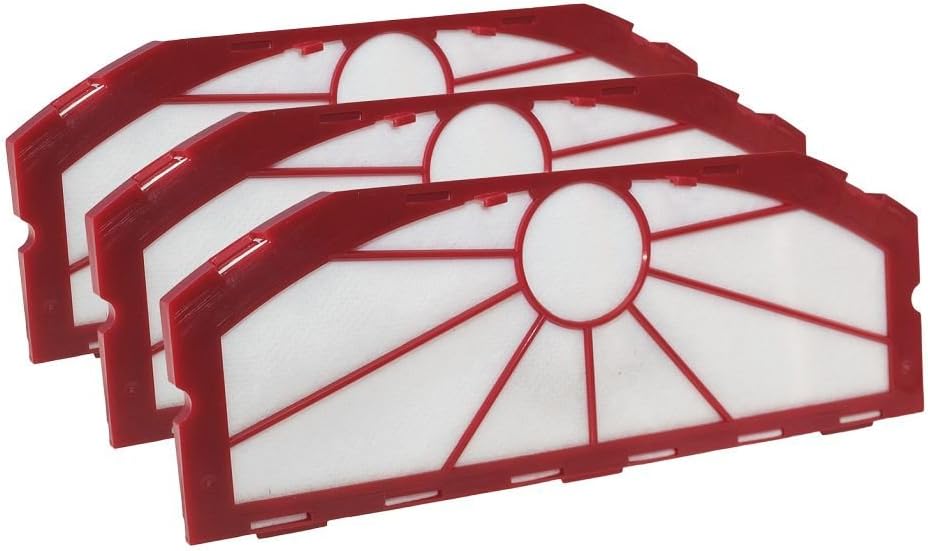 Infinuvo Enhanced Filter for Hovo 510 Series Robotic Vacuums. 3 Pack, White.