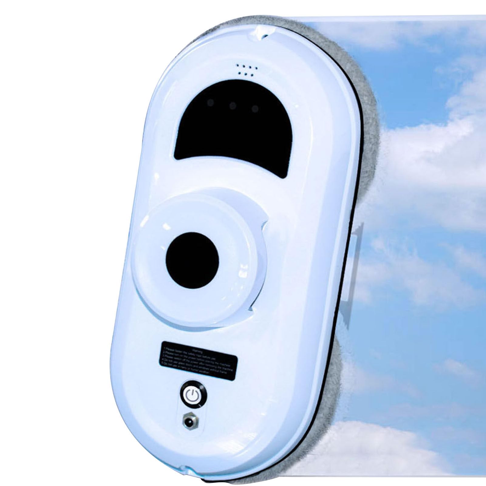 Smart Window Cleaner Robot, Window Cleaning Robot with Safety Tether, Backup Power for Power Outages, One-Touch Start Smart Window Cleaning Robot for Streak-Free Glass Cleaning.