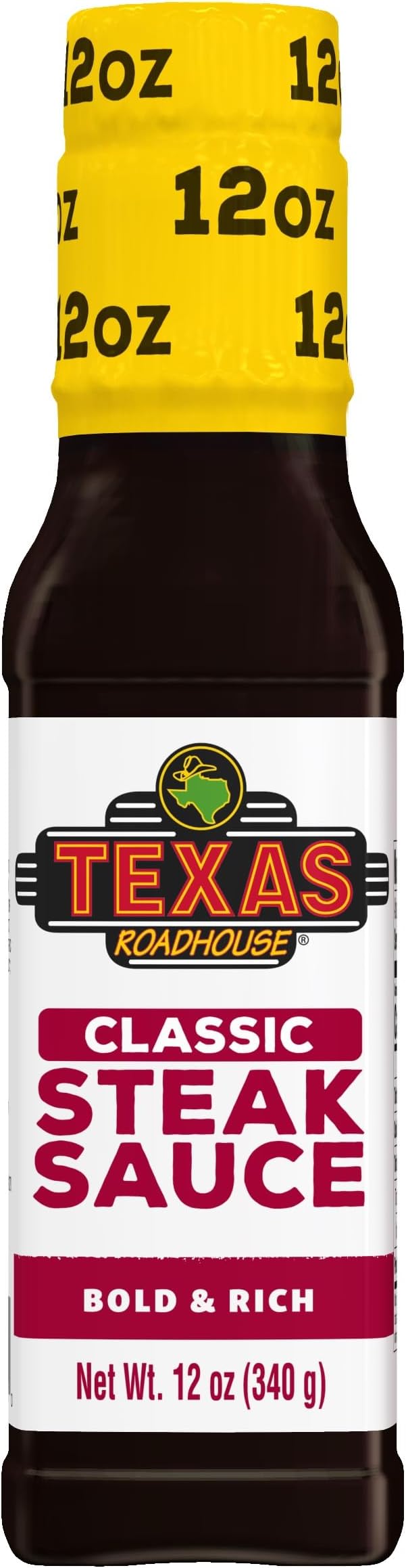 Texas Roadhouse Classic Steak Sauce, 12 oz. Bottle, Perfect Steak Marinade or Dipping Sauce, Made with Vinegar, Onion and Garlic