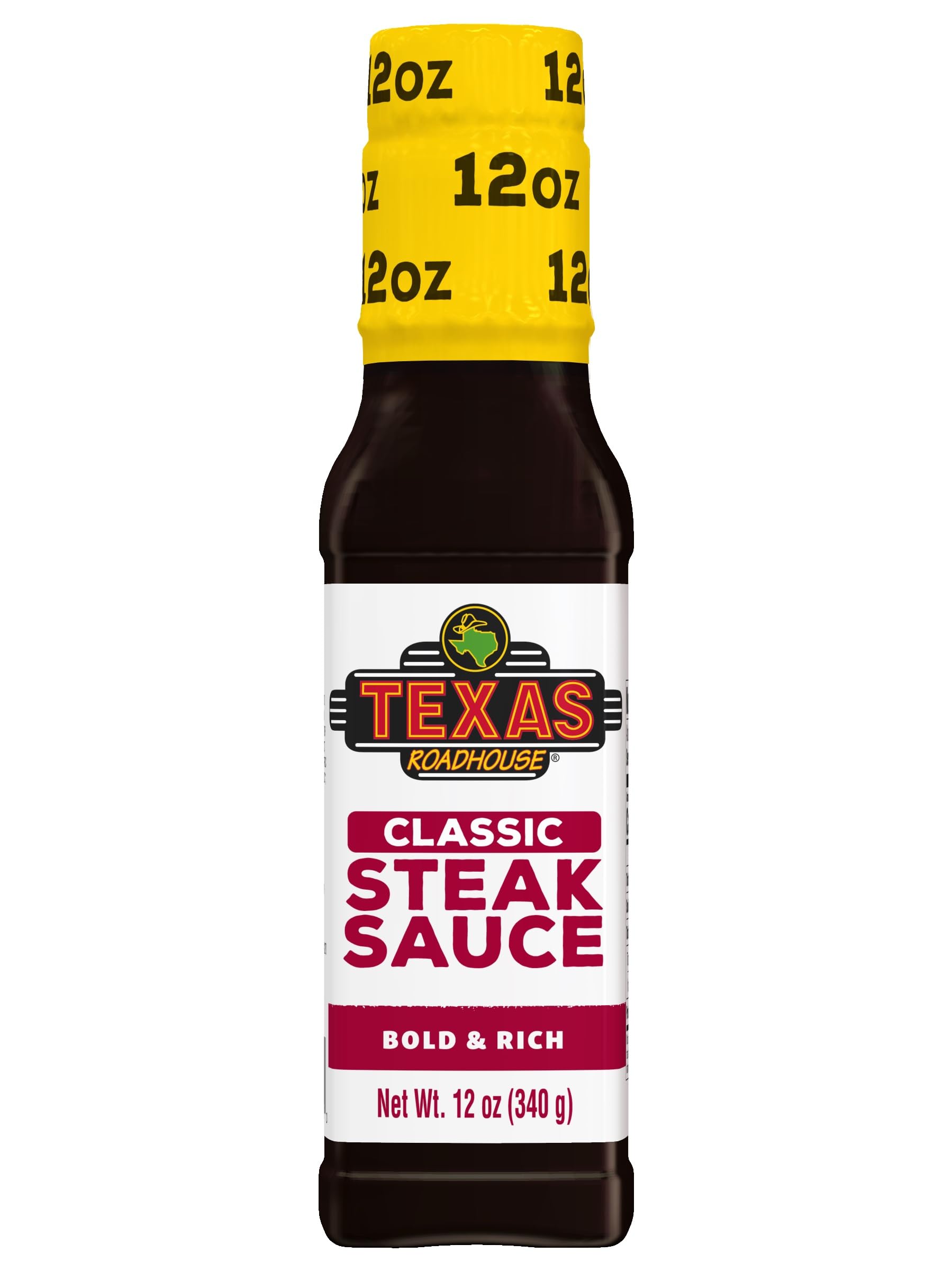Classic Steak Sauce, 12 oz. Bottle, Perfect Steak Marinade or Dipping Sauce, Made with Vinegar, Onion and Garlic