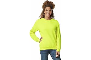 Neon Crewneck: Unisex Fleece Crewneck Sweatshirt