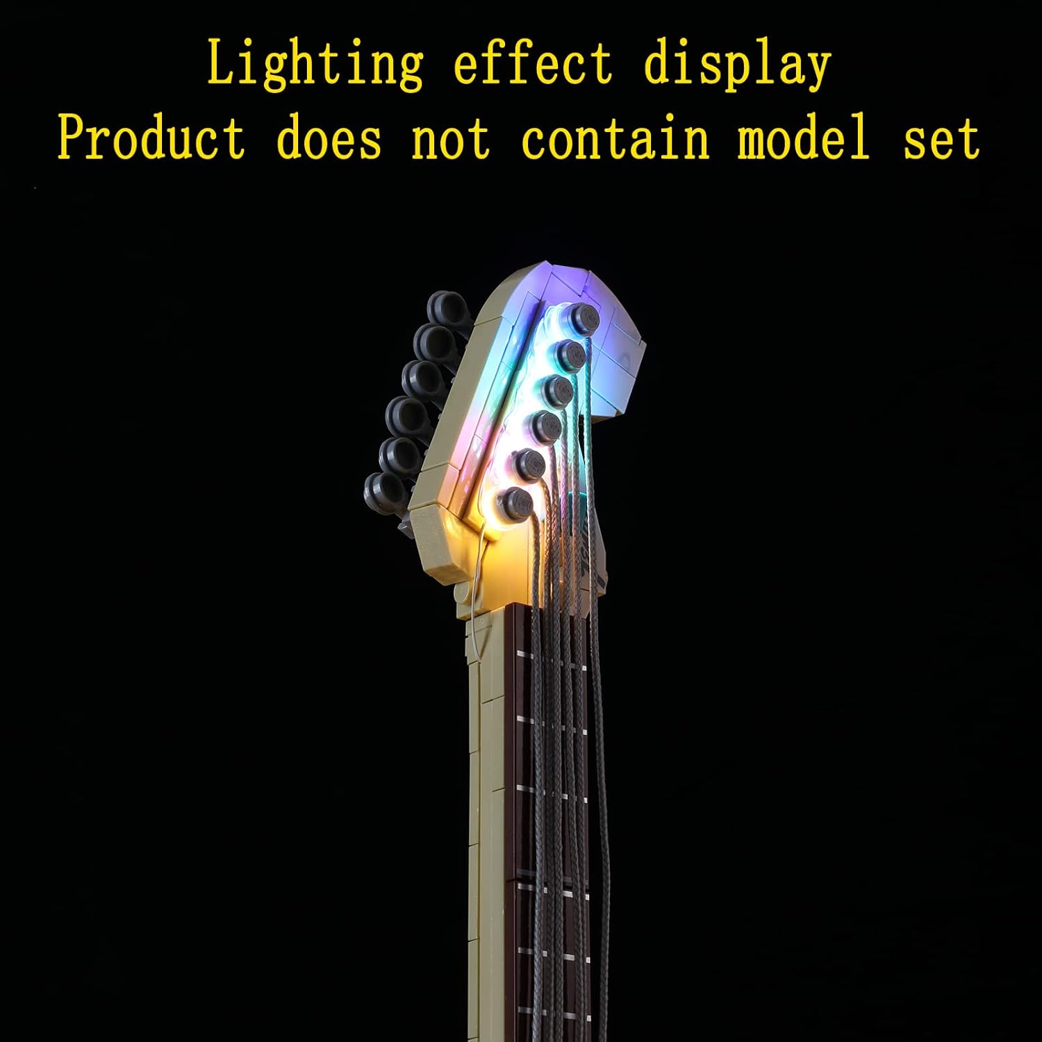 GEAMENT LED Light Kit (Gesture Control) Compatible with Lego Ideas Fender Stratocaster - Lighting Set for Ideas 21329 Building Model (Model Set Not Included)