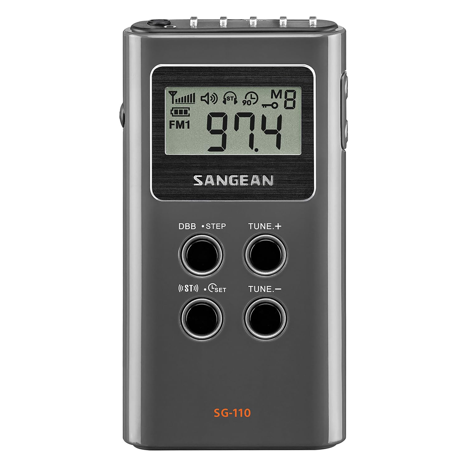 Sangean SG-110 SG-110 Radio Digital portátil FM-Stereo/Am de Bolsillo