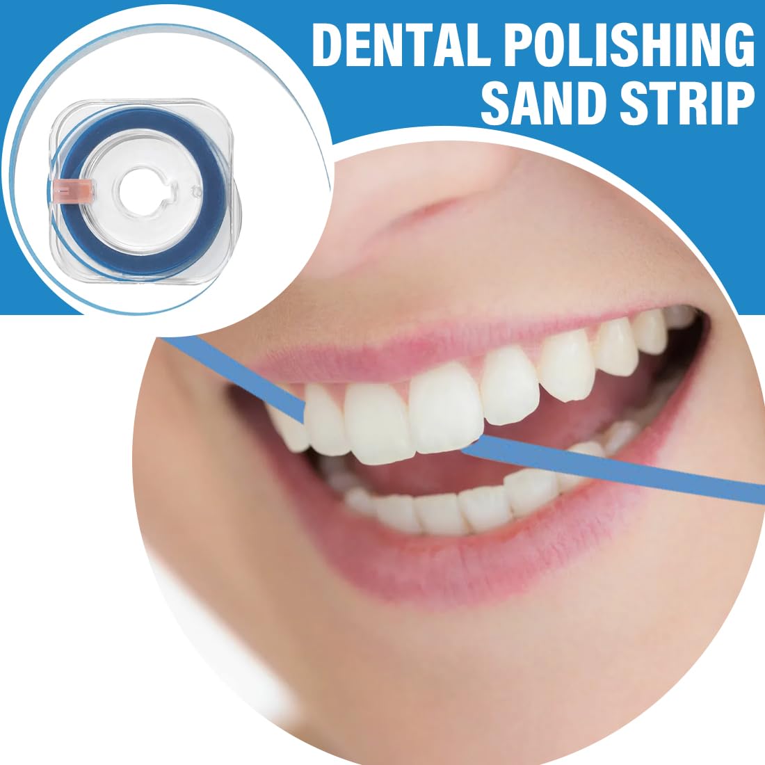 Papel De Lija Dental 3 Volúmenes, Tiras De Pulido Intersticial, Para Blanqueamiento Dental