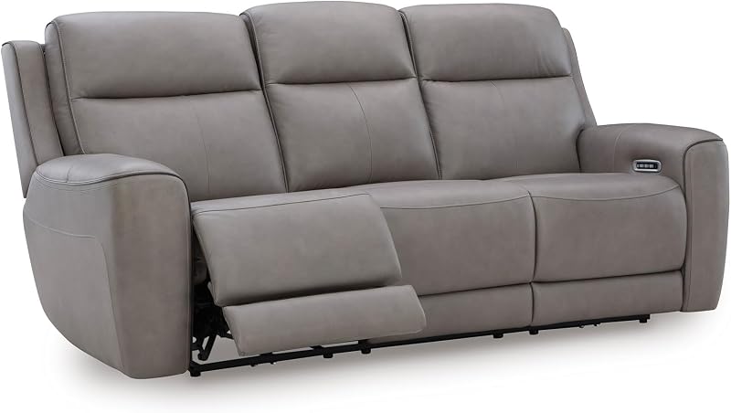 Signature Design by Ashley 3-Seat Power Reclining Sofa, Heat & Massage