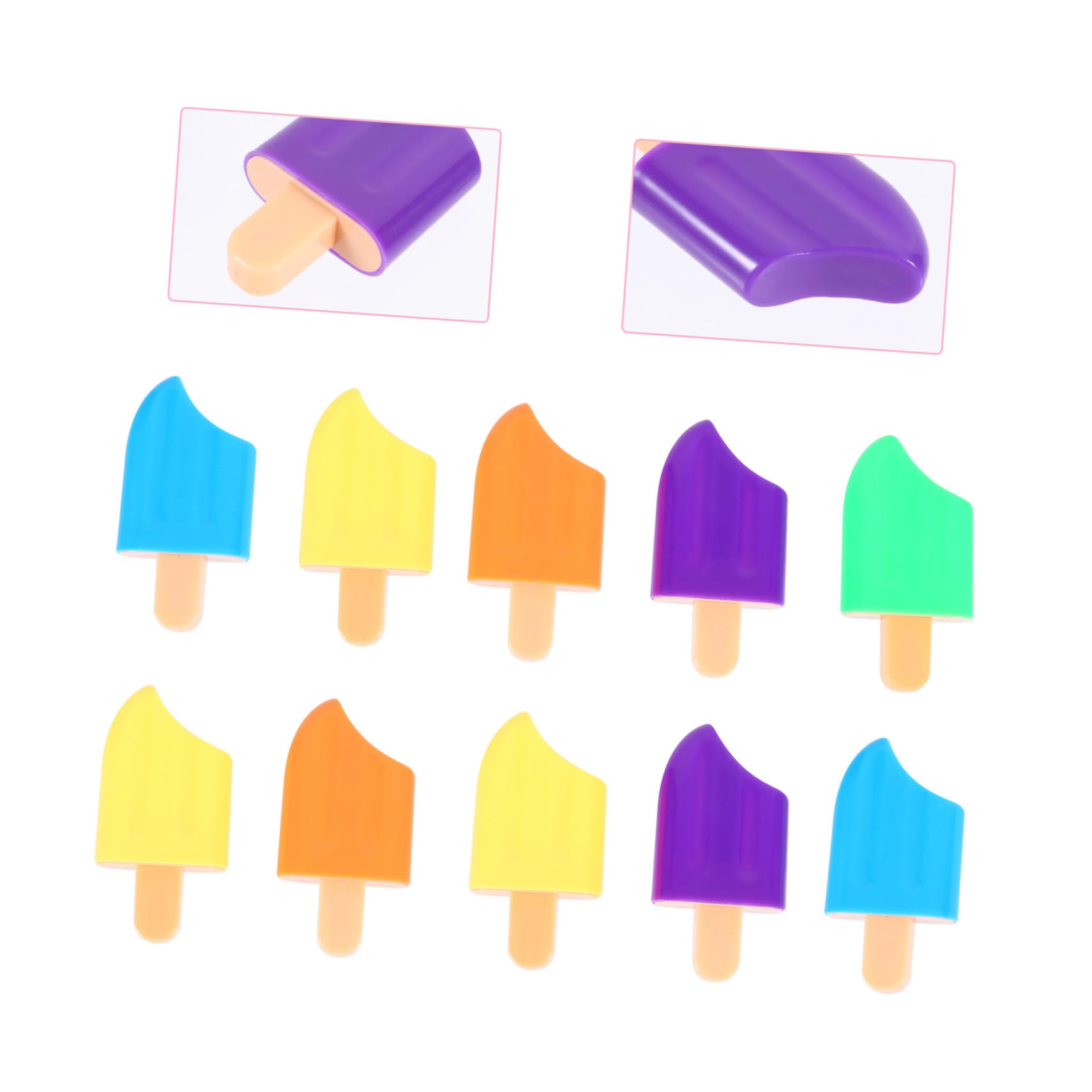 Tofficu 30pezzi Evidenziatori Forma Di Ghiacciolo Penne Colorate Per Scuola Ufficio e Feste Scrittura Odore Per Note e Studio