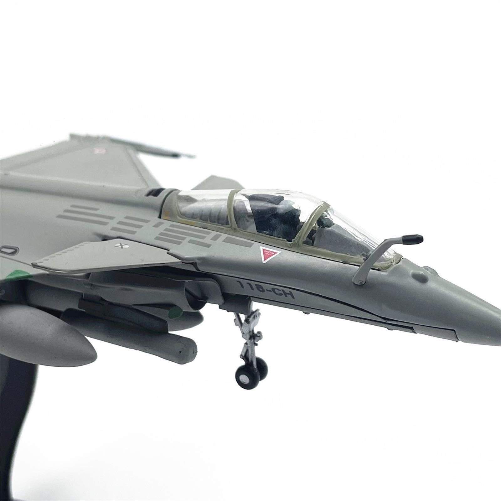 aerei a reazione Modello in lega C Rafale dell'aeronautica francese 1:100 regali per piloti