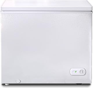 10.0 Cu.Ft Chest Freezer,Deep Freezer with Removable Basket,Compact Freezer with Top Open Door, Adjustable Temperature, Low noise，Suitable for Kitchen Dorm Garage and Shed，White